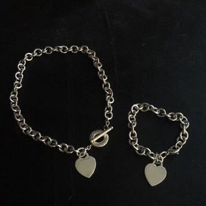Tiffany & Co chain necklace and bracelet